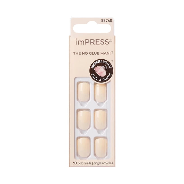 KISS ImPRESS Color - Fake Nails, Short