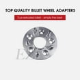 thumbnail image 6 of 2 Hub Centric Wheel Adapters Spacers 5x4.5 to 5x5 (5x114.3 to 5x127) Compatible with Jeep Thickness 1.25 Inch, 6 of 8