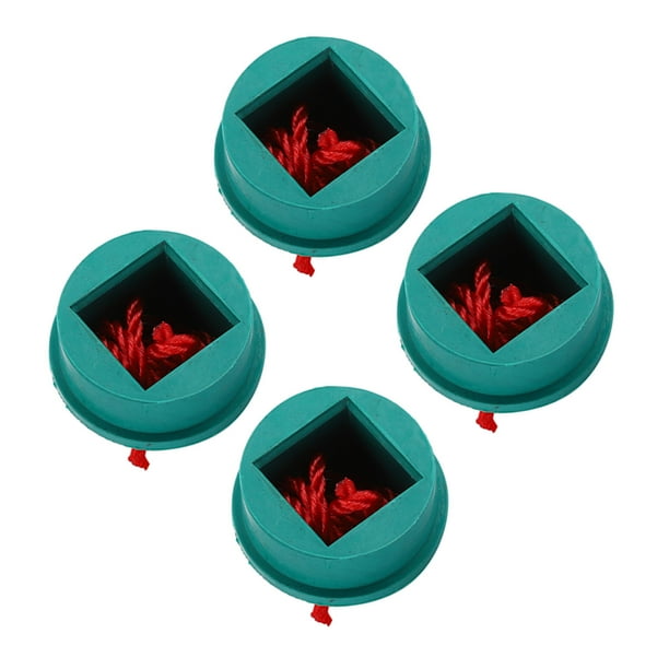 Caucho Liviano y Pequeño Soporte de Tiza de Billar, Soporte de Tiza para la Piscina, Gorra de Tiza Verde para Clubes de Billar y Uso en el Hogar
