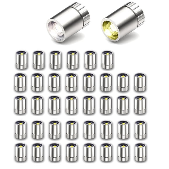 40 Luces LED en Miniatura, Luces Pequeñas para Manualidades, Luces en Miniatura Alimentadas por Batería, Suministros de Decoración para Interiores y Exteriores