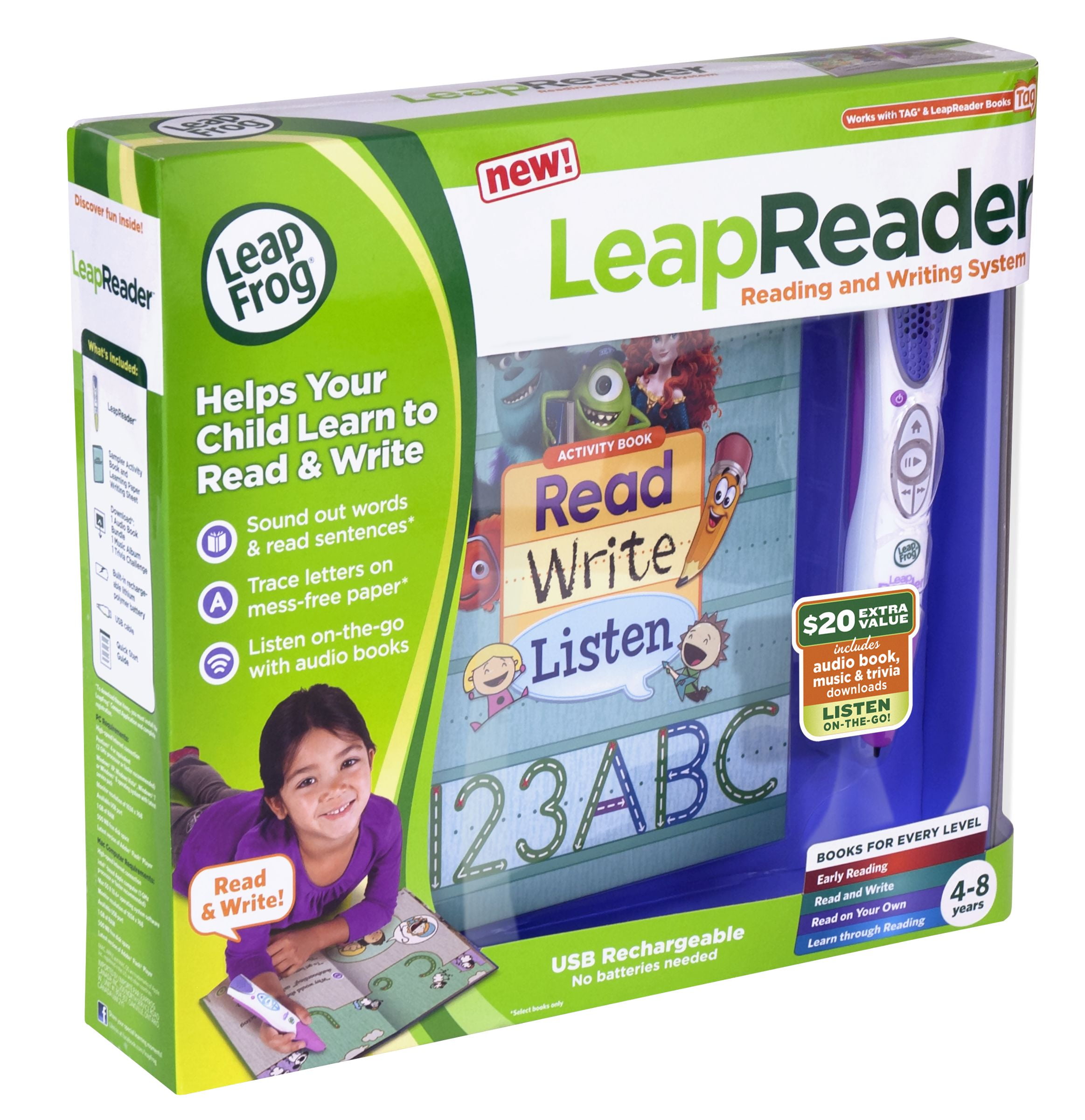 Free Shipping! LeapFrog LeapReader Reading and Writing