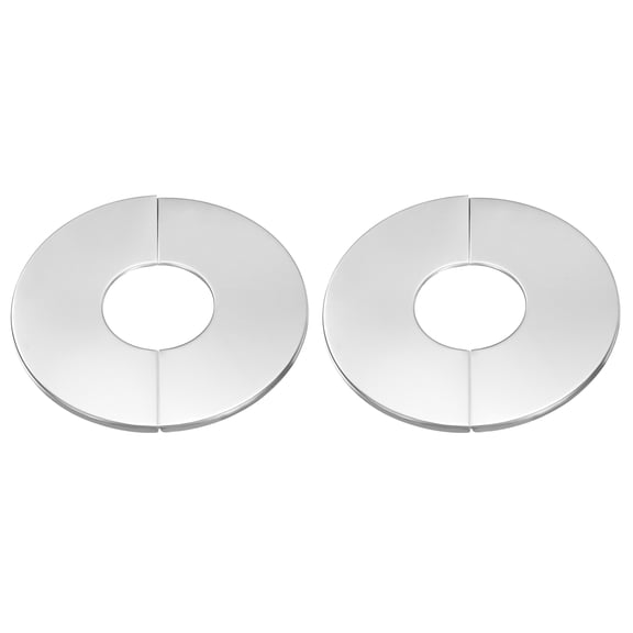 Uxcell 2pcs Wall Split Flange 2.01" Stainless Steel Self Adhesive Wall Hole Cover