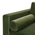 thumbnail image 4 of Nicholi 84" Mid Century Modern Sofa Olive Green Velvet, 4 of 10