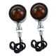 thumbnail image 4 of Nuevas luces intermitentes LED de dos lados amarillas para motocicletas Negro, 4 of 4