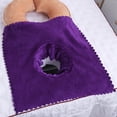 thumbnail image 1 of de sábanas pa de con orificio pa en Morado shamjiam Sábana para cama de masaje, 1 of 8