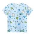 thumbnail image 5 of Qingpeng Toddlers Boys Cotton Short Sleeve Shirts Clothes Car Graphic Print T-Shirt, 5 of 6