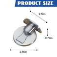 thumbnail image 2 of XIBUFE Stable Powerful Suction Silver2 Magnetic Door Stop, 2 of 7