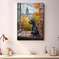 thumbnail image 4 of Canvas Wall Art for Living Room - Standard Schnauzer Dog Poster Print Vintage Home Decor Pets Oil Painting Autumn Room Decor, 4 of 6