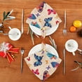 thumbnail image 4 of Napkin Satin Napkin 20*20Inchx6 Kitchen Towel Dinner Plate Towel Decorative Towel Napkin Tea Towel Suitable For Kitchen Table Colorful Butterfly, 4 of 8