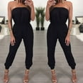 thumbnail image 4 of Generic Women's Off Shoulder Jumpsuit, Black, Size L, 4 of 4