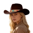 thumbnail image 5 of Chapeau de Cowboy Style Western pour Usage Quotidien à la Maison avec Design Classique et Attrait Intemporel, 5 of 5
