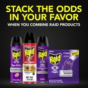 (2 pack) Raid Flea Killer Plus Fogger, Room Treatment Flea Bomb Kills up to 4 Months 15 oz, 3 Piece