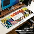 thumbnail image 3 of Brecoy Extended Large Gaming Mouse Pad, 31.5" x 11.8" Desk Mat with Stitched Edges, Waterproof Non-Slip Rubber Base, Desk Protection for Home Office & Gaming, 3 of 7