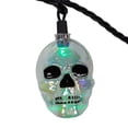 thumbnail image 3 of Kurt Adler UL 10-Light RGB LED Glitter Skull Light Set, 3 of 3