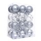 thumbnail image 3 of 24 bolas de Navidad de plástico transparente de 6/8 cm para decoración de fiestas de árboles de Navidad, colgantes de esferas de Navidad para Año Nuevo 2024, 3 of 5