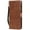 Brown, variant on Dteck Wallet Case For Samsung Galaxy A50, Pure Color Slim PU Leather Flip Stand Cover Built-in Card Holder / Money Pocket Case With Hand Strap, Purple