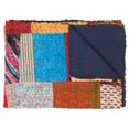 thumbnail image 1 of Taj Hotel Kantha Silk Blend Throw | 50"x70" | B, 1 of 4