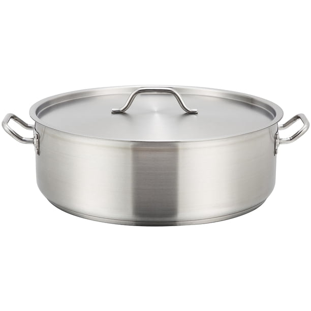 Winware Set Winware Winco SSLB-20 - Olla para estofar de acero inoxidable (20 ...