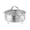 Diameter 6.89", variant on Food Grade Stainless Steel Steamer with Carrying Handle, Three Leg Stand for Eggs, Vegetables and Fruits