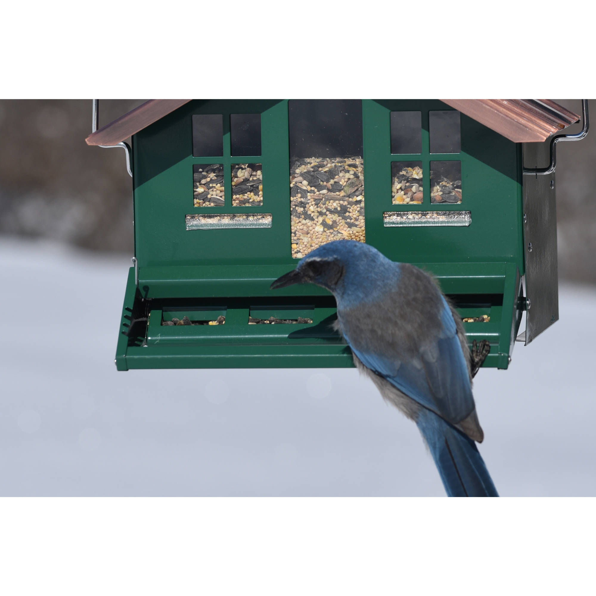 Perky Pet 8 Lb Squirrel Be Gone Ii Feeder Home With Chimney