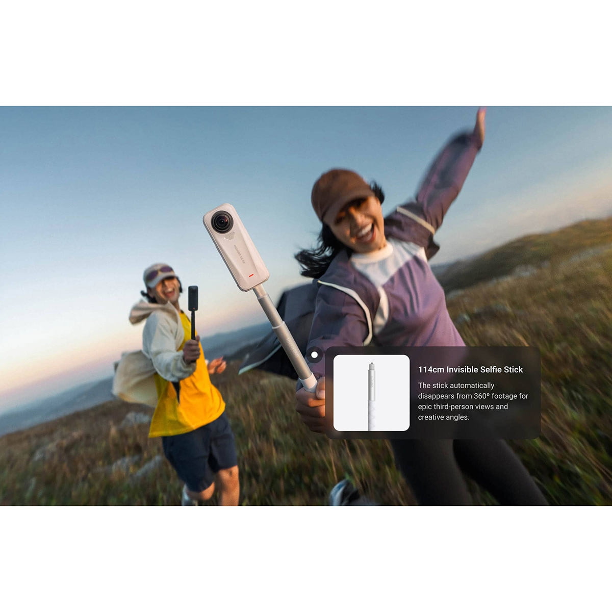 Insta360 X4 Air 8K 360 Action Camera Starter Bundle, Arctic White