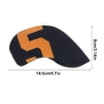thumbnail image 3 of Naiovety 10 piezas Golf Cover Golf Head Set Golf Headcovers resistentes al desgaste Balck10pcs Golf negro10pcs Naiovety OD019680-02, 3 of 6
