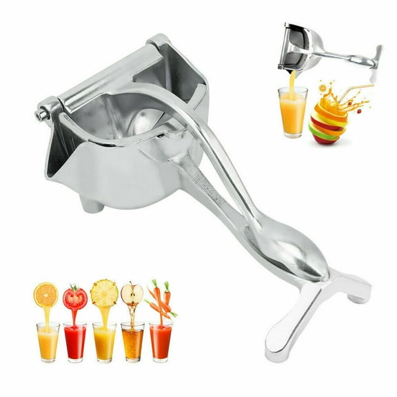 Juice Squeezer Manual Juicer, Handheld Aluminium Alloy Juice Extractor, Citrus Squeezer Great for Healthy Juicing, Cooking
