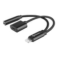 thumbnail image 3 of Cable Adaptador Lightning Audio 3.5mm Carga Celular Steren Steren POD-457, 3 of 4