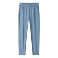 thumbnail image 4 of Comfys Fit Petite Pants for Women Stretch Active Ultra Stretch Breathable Quick Drying Casual Pants Blue 2XL, 4 of 6