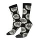 thumbnail image 1 of Balery White Sunflowers Calcetas Largas con Estampado para Hombre y Mujer – Suaves y Transpirables, Talla Única (US 5-11), 1 of 6
