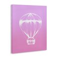 thumbnail image 2 of Stupell Industries Modern Graphic Hot Air Balloon White and Pink Canvas Art, 24 x 30, by Daphne Polselli, 2 of 6