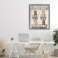 thumbnail image 2 of Stupell Industries Aged Architecture City Buildings Gray Framed Floater Canvas Wall Art, design by Petal Prints Design, 2 of 9