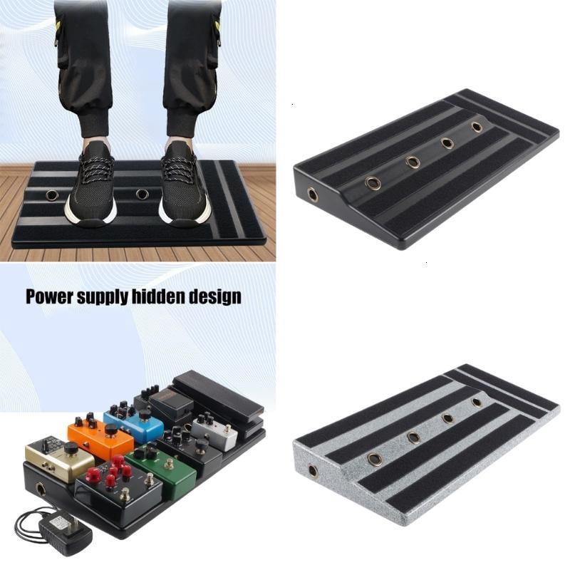 CEORPER Guitar Pedalboard Case with Sticking Tape Pedal Accessories Guitar Pedal Panel