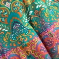 thumbnail image 3 of Lush Decor Boho Chic Throw Turquoise/Navy Single 50X60, 3 of 6