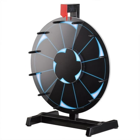 Black Clicker Tabletop Prize Wheel (WinSpin® 15