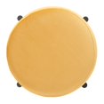thumbnail image 6 of SAFAVIEH Couture Paisleigh Round Backless Counter Stool, Mustard/Black, 6 of 10
