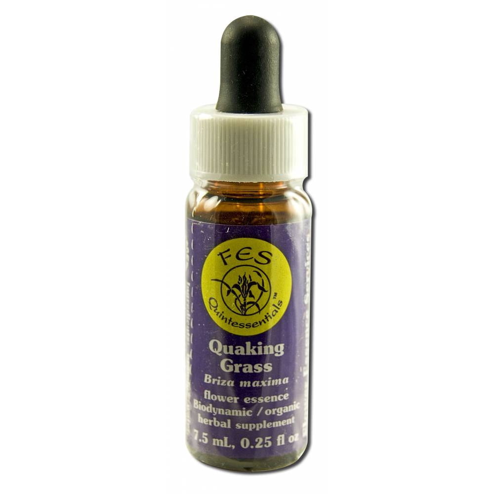 Flower Essence Services (FES) Flower Essence, Quaking Grass, 0.25 oz