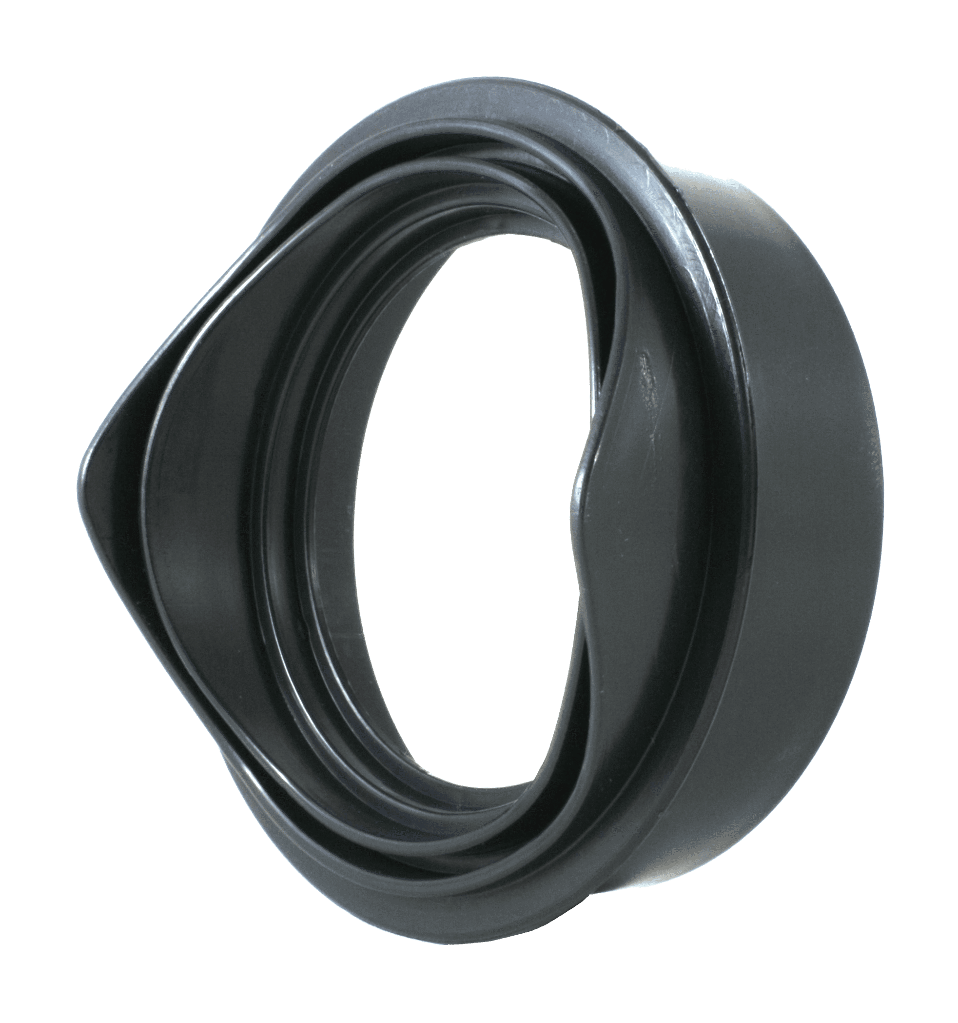 Black Polypropylene Bottom Outlet Connector for UA-100 Drain Series