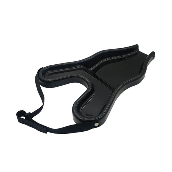 Bandeja para lavar el cabello, bandeja para champú, cuenco portátil para champú, estación para cabecera de cama para personas mayores. negro