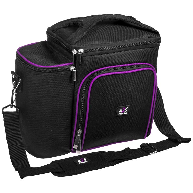 Purple Meal Prep Lunch Bag Set