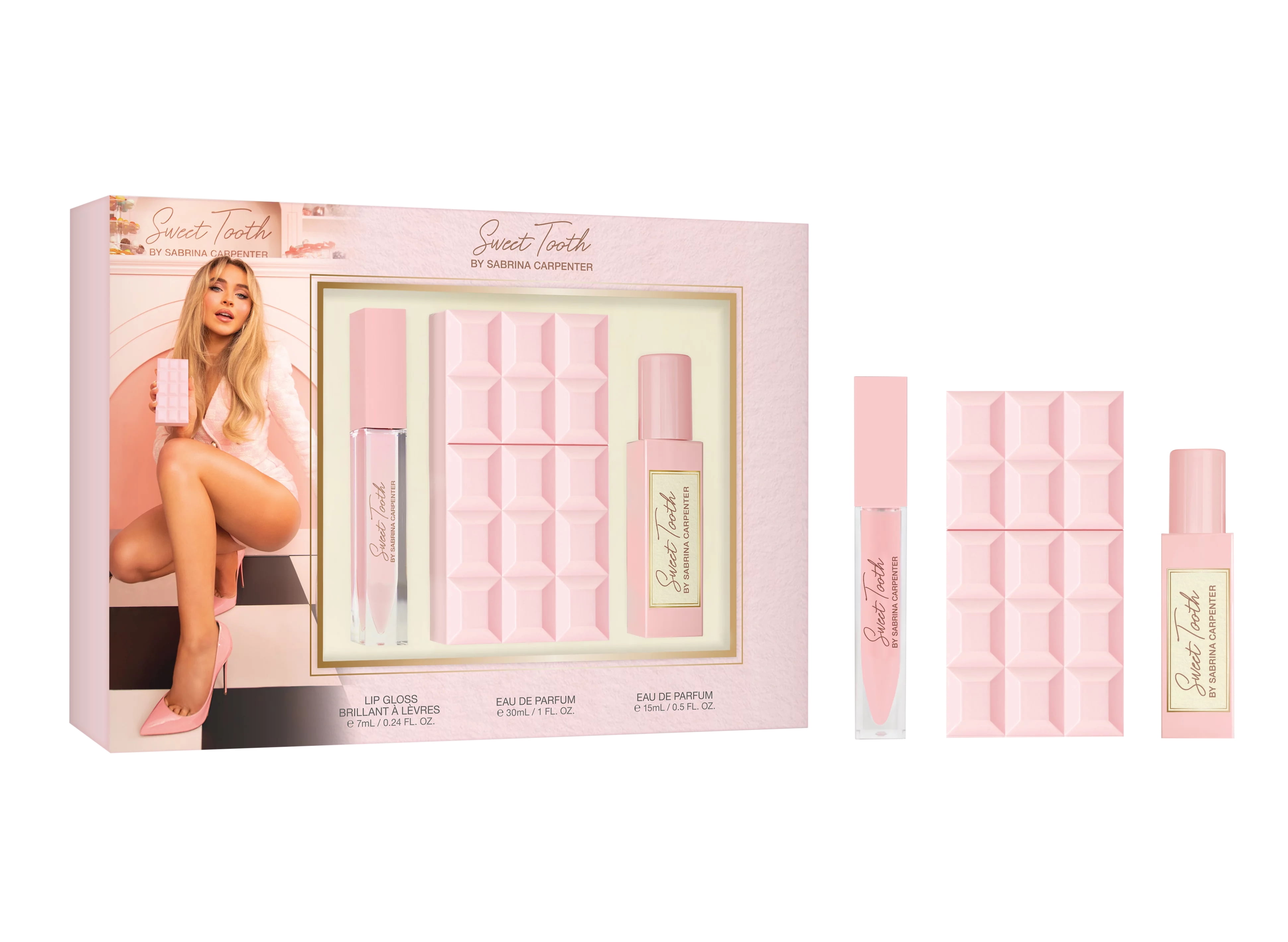 Sabrina Carpenter Sweet Tooth 30Ml Eau De Parfum, 15Ml Travel Spray & Lip  Gloss Gift Set For Women - Walmart.com