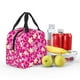 thumbnail image 5 of Easygdp Vintage Flowers Bolsa Térmica Premium - Tela Oxford Impermeable, Gran Capacidad, Bolsillo Frontal, Unisex para Trabajo, Escuela, Actividades al Aire Libre y Picnics, 5 of 8