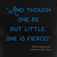 thumbnail image 3 of CafePress - Little But Fierce! Women's Dark Pajamas - Women's Short Sleeve Print T-Shirt and Pants Dark Cotton Pajama Set, 3 of 7