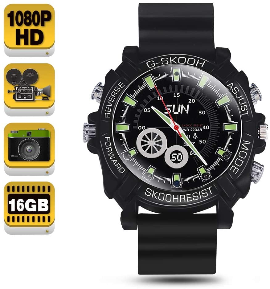 camera watch with video recording