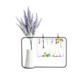 thumbnail image 1 of Graffiti Street Colorful Point-Color Artificial Lavender Flower Vase Bottle Card, 1 of 2