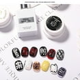 thumbnail image 3 of Poke Gel Nail Polish with Professional Poke Base Gels Multifunctional Lace Painting Gel for Nail Art Design with Wooden Nail Stick Drawing Letter Wave Painting Flower Lace, 3 of 4