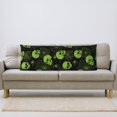 thumbnail image 5 of Yiaed Body Pillow Cover, Ultra Soft Microfiber Pillowcases, Breathable Long Pillow Case, Envelope Closure-Skulls And Cobwebs (20x54 inch)（Pillow core not included）, 5 of 5