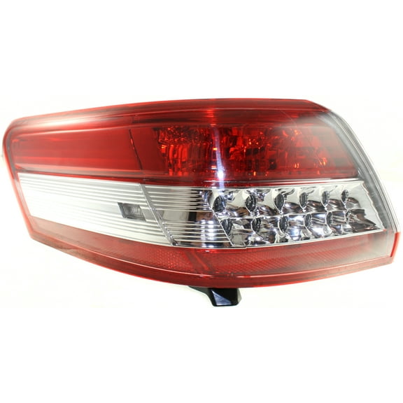 Tail Light Compatible With 2010-2011 Toyota Camry Left Driver Side, Outer With bulb(s)