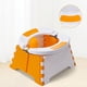 thumbnail image 4 of Asiento de orinal de entrenamiento plegable portátil para niños pequeños. Instalación conveniente. naranja, 4 of 9