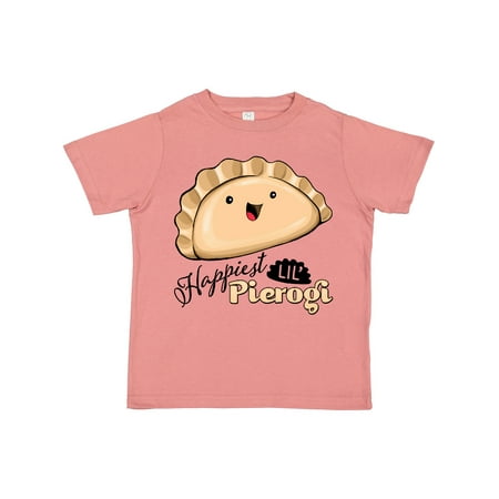 

Inktastic Happiest Lil Pierogi Gift Toddler Boy or Toddler Girl T-Shirt